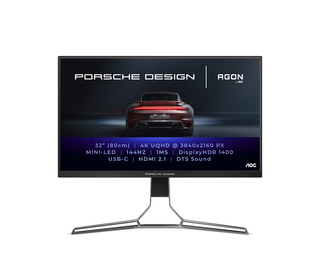 AOC Porsche PD32M 31.5" LCD 4K Ultra HD 1 ms Noir, Gris