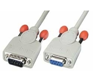 Lindy 0,5m RS232 Cable câble de signal Gris