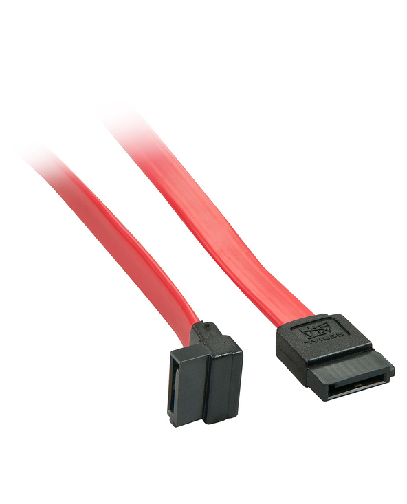Lindy 33351 câble SATA 0,5 m SATA 7-pin Noir, Rouge