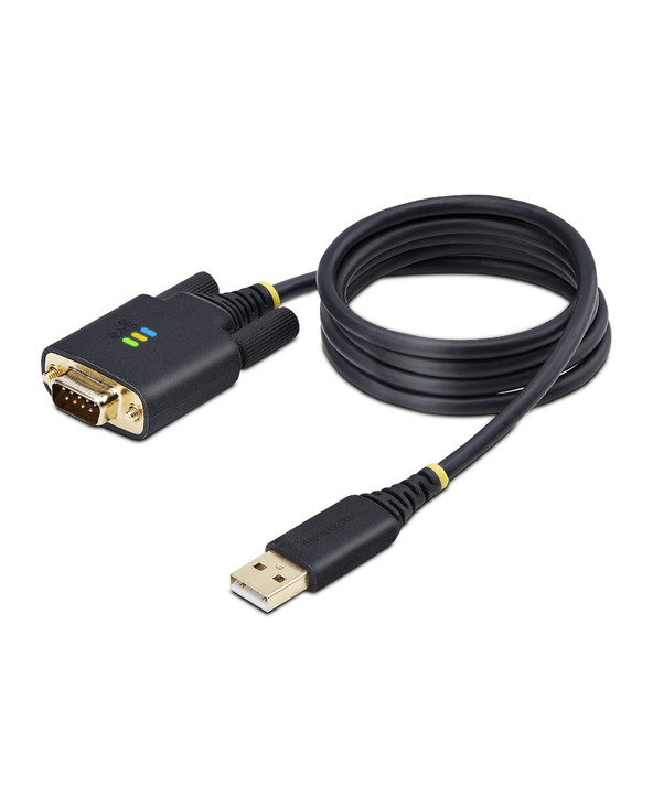 StarTech.com Câble USB-Série de 1m - Rétention COM, Vis/Écrous Interchangeables, Adaptateur USB vers DB9 RS232, Convertisseur US