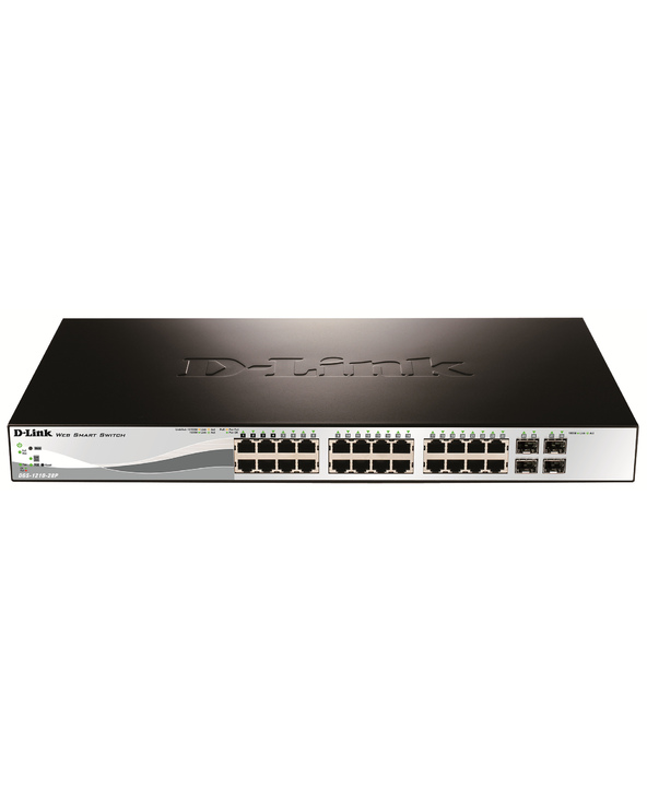 D-Link DGS-1210-28P Géré L2 Gigabit Ethernet (10/100/1000) Connexion Ethernet, supportant l'alimentation via ce port (PoE) 1U