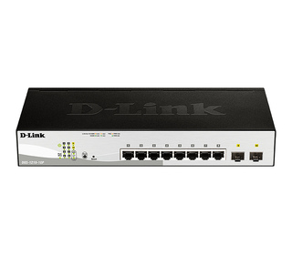 D-Link DGS-1210-10P Géré L2 Gigabit Ethernet (10/100/1000) Connexion Ethernet, supportant l'alimentation via ce port (PoE) 1U No