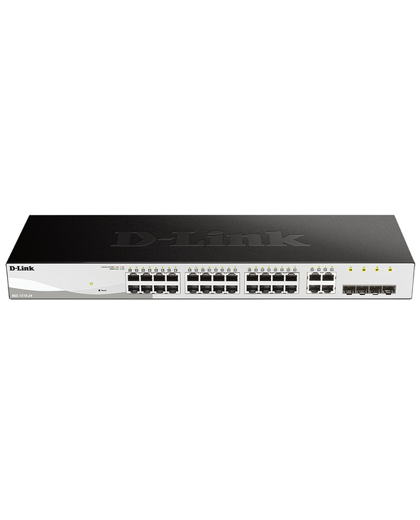 D-Link DGS-1210-24 Géré L2 Gigabit Ethernet (10/100/1000) 1U Noir