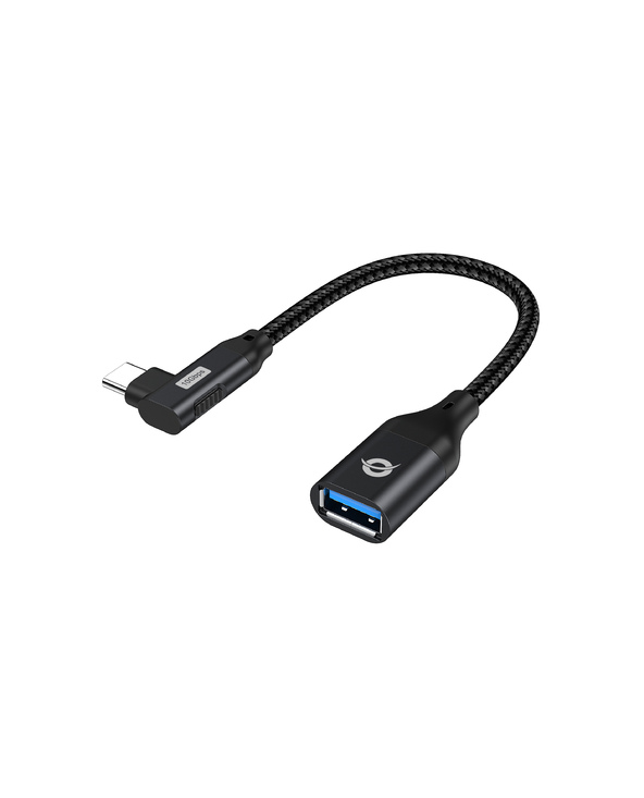Conceptronic ABBY19B changeur de genre de câble USB-C USB-A Noir