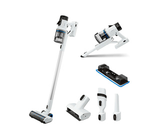 MEDION P350 aspirateur de table Noir, Blanc Sans sac