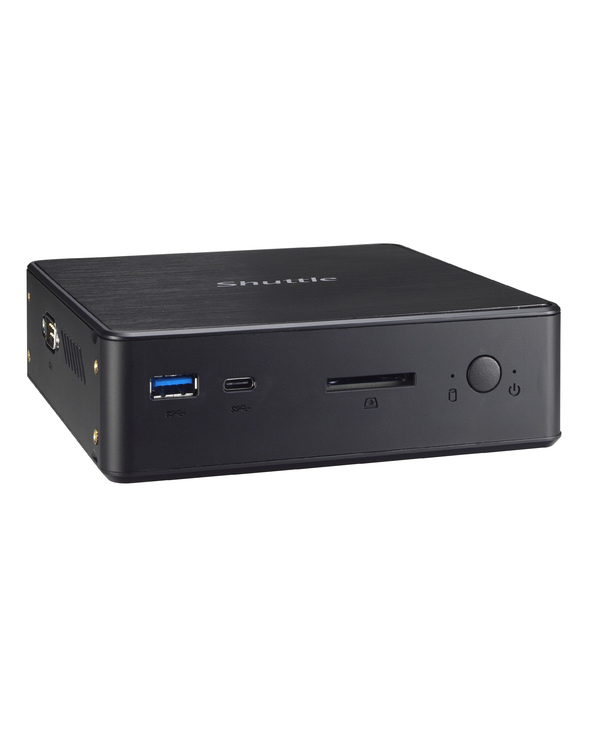 Shuttle Nano PC NC10U5 , Intel i5-8265U, 1x HDMI, 1x DP, 1x 2.5", 1x M.2, 1x LAN, 1x COM, WiFi, fonctionnement permanent 24/7, a