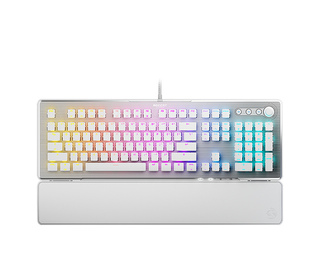 ROCCAT Vulcan II clavier USB QWERTY Français Blanc