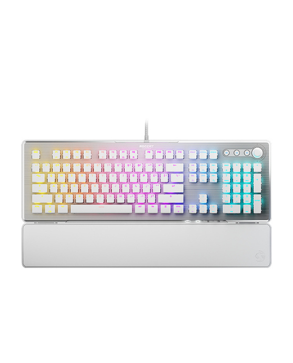 ROCCAT Vulcan II clavier USB QWERTY Français Blanc