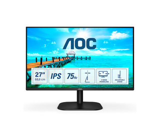 AOC B2 27B2H 27" LED Full HD 7 ms Noir