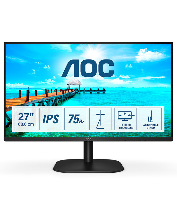 AOC B2 27B2H 27" LED Full HD 7 ms Noir