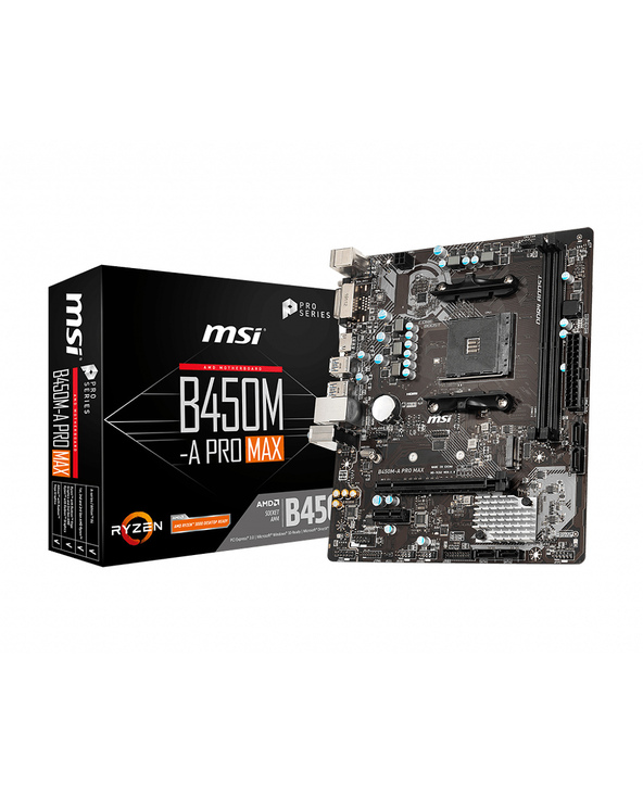 MSI B450M-A PRO MAX carte mère AMD B450 Emplacement AM4 micro ATX