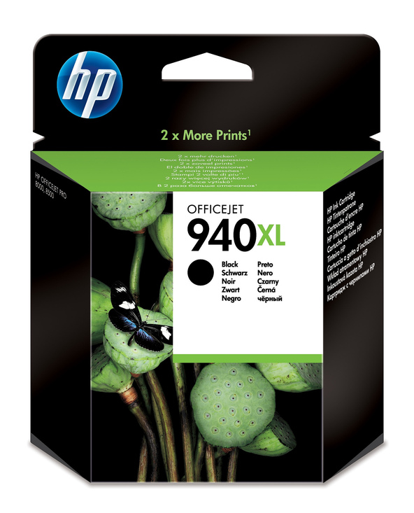 HP 940XL High Yield Black Original Ink Cartridge cartouche d'encre 1 pièce(s) Rendement élevé (XL) Noir