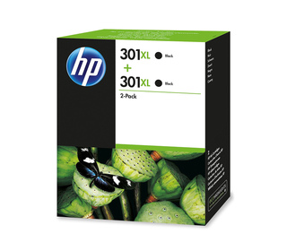 HP 301XL pack de 2 cartouches d'encre grande capacité noire authentiques