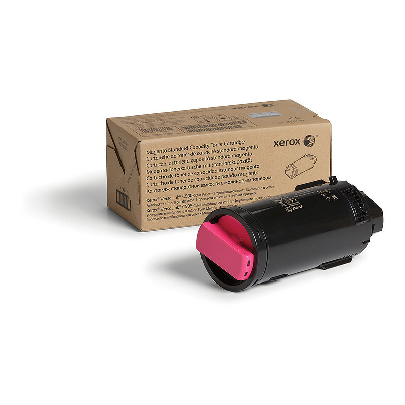 Xerox Cartouche de toner Magenta de Capacité standard Imprimante couleur  VersaLink C500​/​multifonctions  VersaLink C505 (2400 