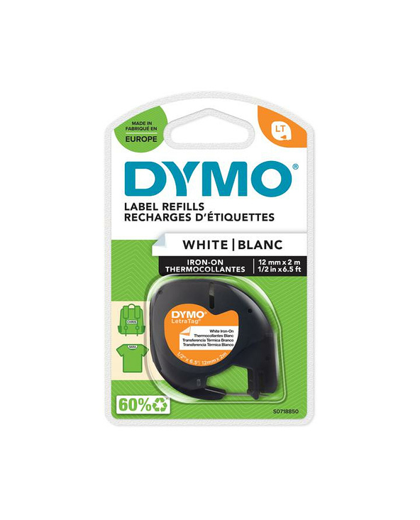 DYMO LetraTag étiquettes thermocollantes - 12mm x 2m