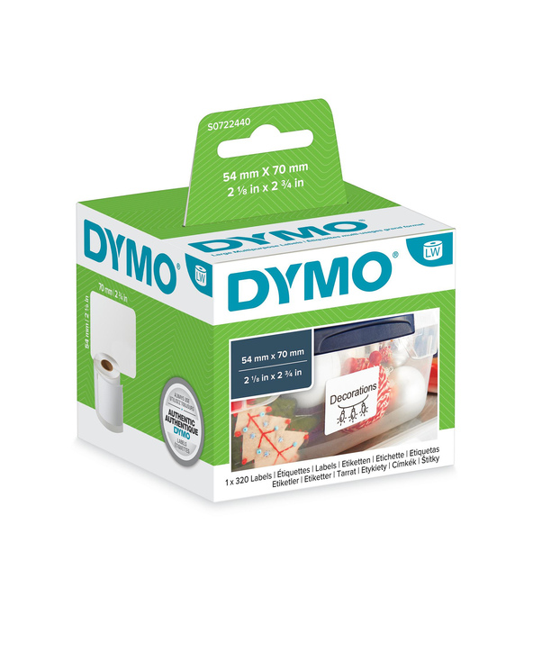 DYMO LW - Étiquettes multi-usages - 54 x 70 mm - S0722440