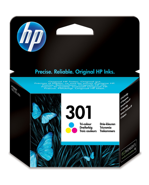 HP 301 cartouche d'encre trois couleurs authentique