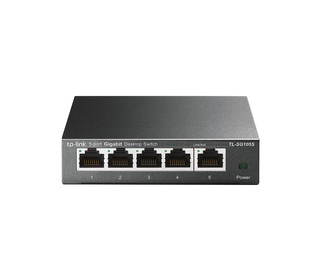 TP-Link TL-SG105S commutateur réseau Non-géré Gigabit Ethernet (10/100/1000) Noir