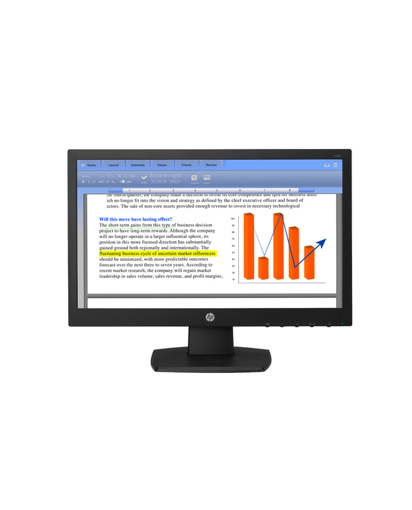 HP V194 18.5" LED HD 5 ms Noir