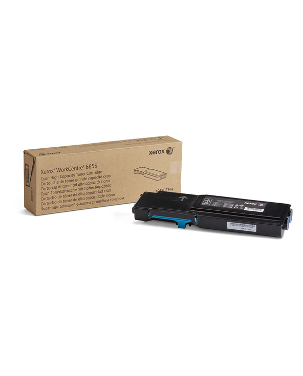 Xerox Cartouche de toner Cyan de Grande capacité WorkCentre 6655​/​6655i (7500 pages) - 106R02744