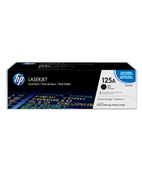 HP 125A pack de 2 toners LaserJet noir authentiques