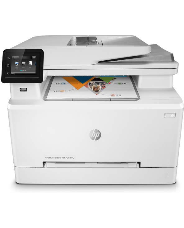 HP Color LaserJet Pro Imprimante multifonction M283fdw, Couleur, Imprimante pour Impression, copie, scan, fax, Impression USB en