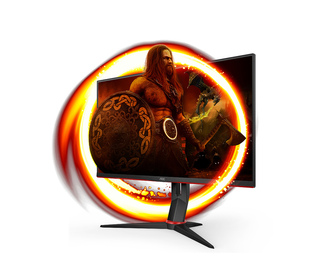 AOC G2 27G2U/BK 27" LCD Full HD 1 ms Noir, Rouge
