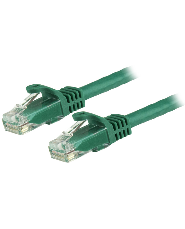 StarTech.com Câble réseau Cat6 Gigabit UTP sans crochet de 3m - Cordon Ethernet RJ45 anti-accroc - M/M - Vert