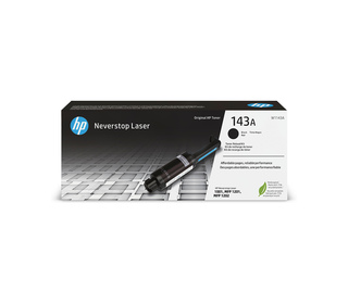 HP Kit de recharge de toner laser noir 143A Neverstop authentique