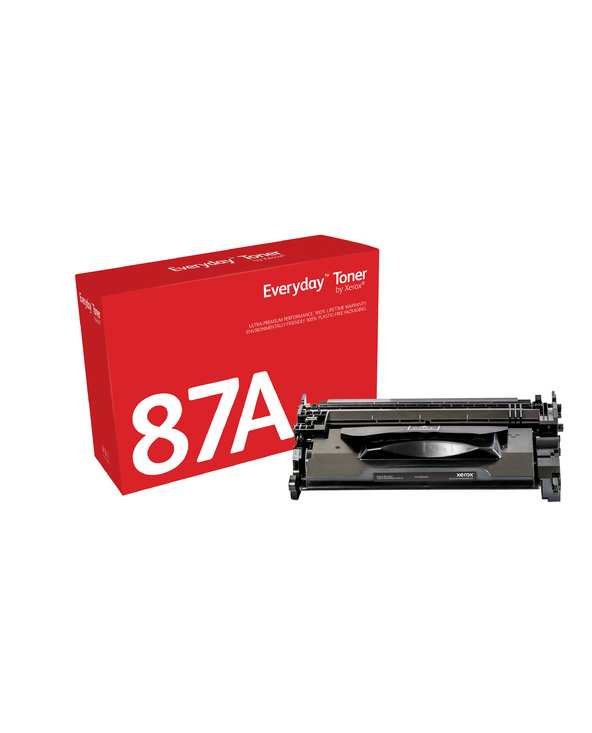 Everyday Toner Noir  de Xerox compatible avec HP 87A (CF287A/ CRG-041/ CRG-121), Capacité standard
