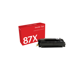 Everyday Toner Noir  de Xerox compatible avec HP 87X (CF287X/ CRG-041H), Grande capacité