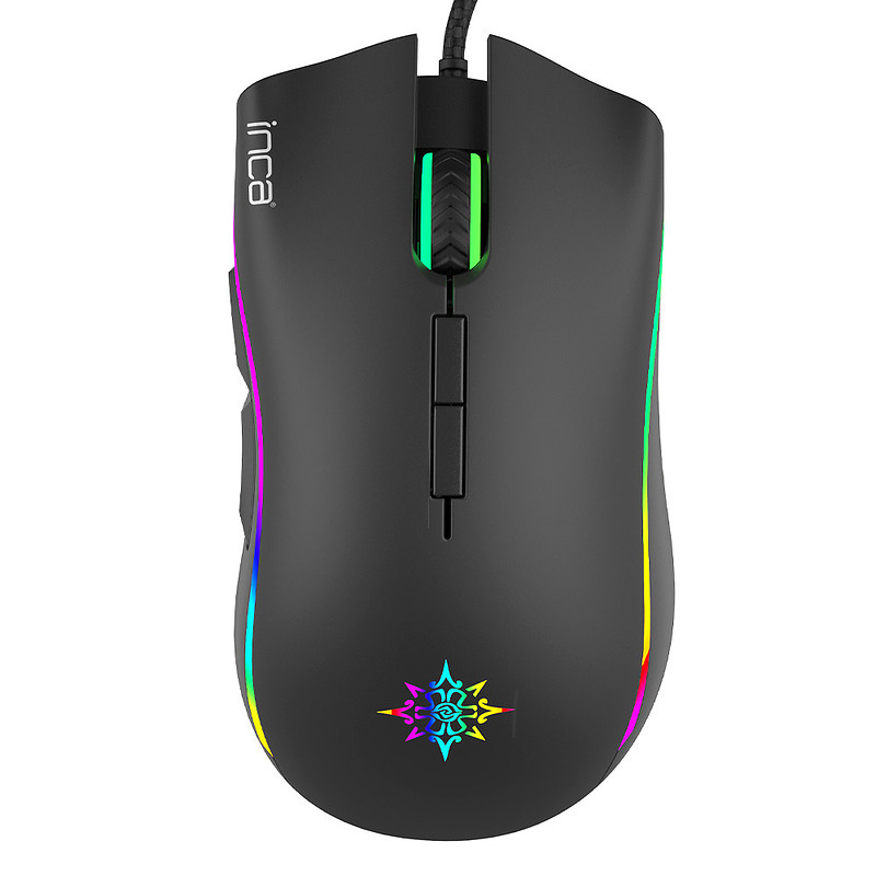 Inca IMG-349 souris Droitier USB Optique 6400 DPI