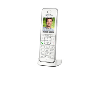 FRITZ!Fon C6 Téléphone DECT Identification de l'appelant Blanc
