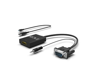 Inca IVTH-02 câble vidéo et adaptateur 0,2 m HDMI Type A (Standard) VGA (D-Sub) Blanc