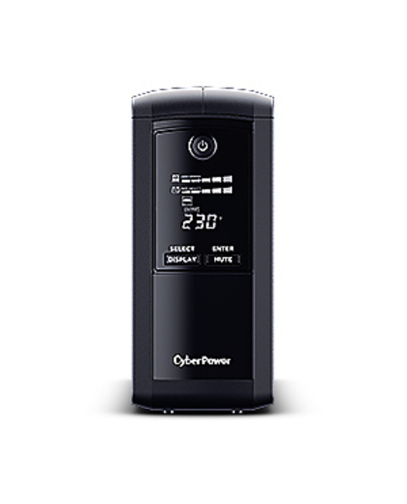 CyberPower VP1000ELCD alimentation d'énergie non interruptible Interactivité de ligne 1 kVA 550 W 4 sortie(s) CA