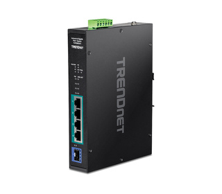 Trendnet TI-PGM541 commutateur réseau Gigabit Ethernet (10/100/1000) Noir