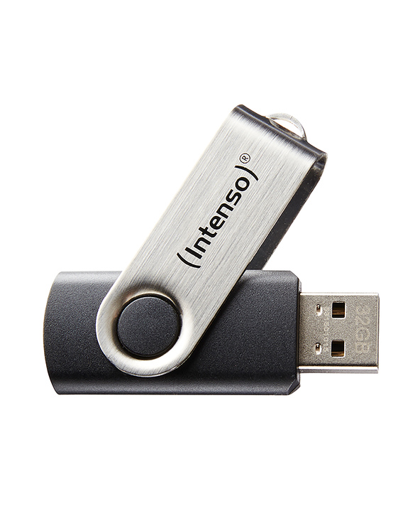 Intenso Basic Line lecteur USB flash 32 Go USB Type-A 2.0 Noir, Argent