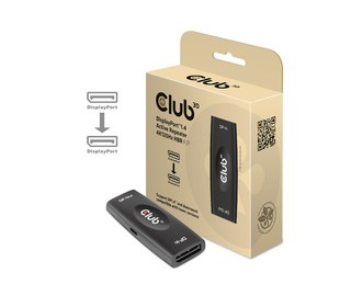 CLUB3D DP 1.4 4K120HZ HDR ACTIVE REPEATER F/F displayport Noir