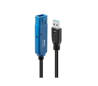 Lindy 43158 câble USB 8 m USB 3.2 Gen 1 (3.1 Gen 1) USB A Noir