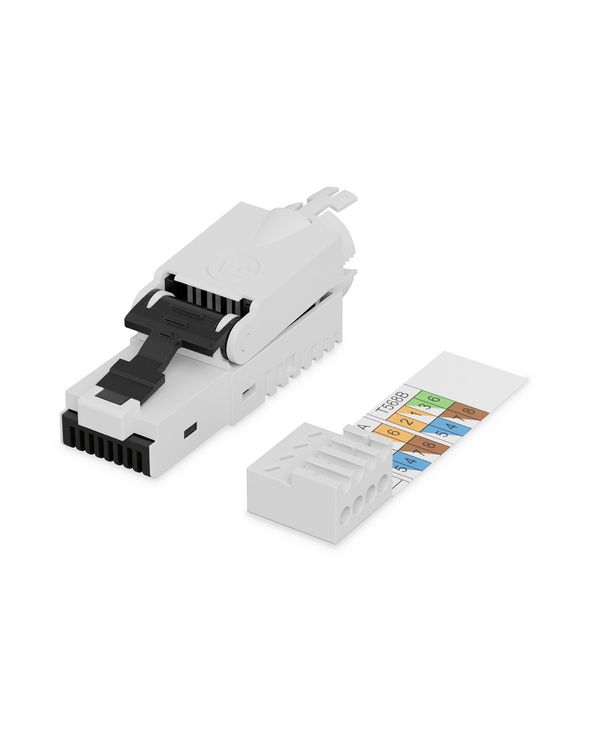 Digitus Connecteur RJ45 pour montage sur site, CAT 6A