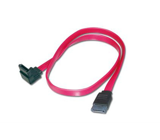 ASSMANN Electronic 2x SATA 7-pin, 0.5 m câble SATA 0,5 m Noir, Rouge