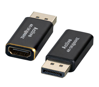 EFB Elektronik EB484-4K60 changeur de genre de câble DisplayPort HDMI Noir