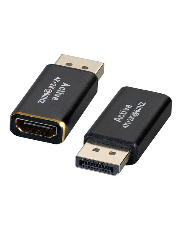 EFB Elektronik EB484-4K60 changeur de genre de câble DisplayPort HDMI Noir