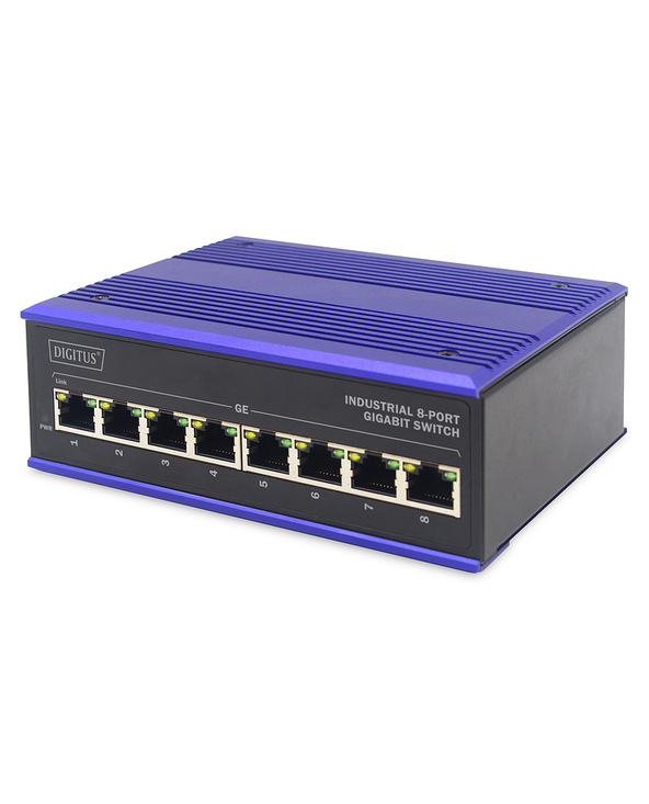 ASSMANN Electronic DN-651119 commutateur réseau Gigabit Ethernet (10/100/1000) Noir, Bleu