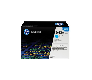 HP 643A toner LaserJet cyan authentique