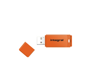 Integral 16GB USB2.0 DRIVE NEON ORANGE lecteur USB flash 16 Go USB Type-A 2.0