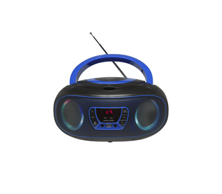 Denver TCL-212BT BLUE Lecteur de CD Lecteur CD portable Noir, Bleu