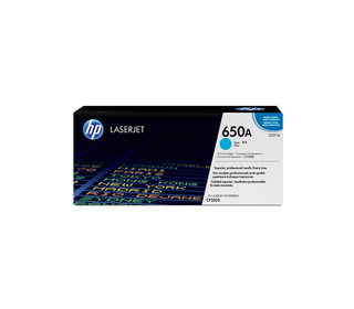 HP 650A toner LaserJet cyan authentique