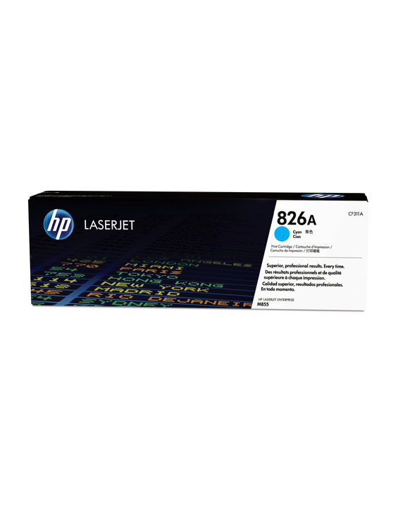 HP 826A toner LaserJet cyan authentique