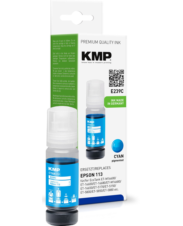 KMP 1655,0003 cartouche d'encre 1 pièce(s) Compatible Cyan